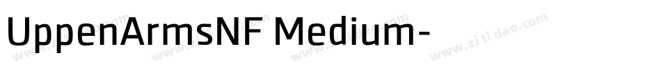 UppenArmsNF Medium字体转换